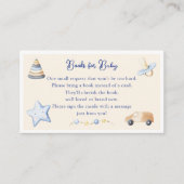 Adventure Boy Baby Speelgoed Baby shower Boek Aanv Informatiekaartje (Voorkant)