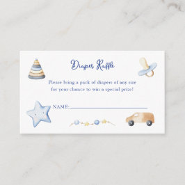 Adventure Boy Baby Speelgoed Baby shower Luier Raf Informatiekaartje