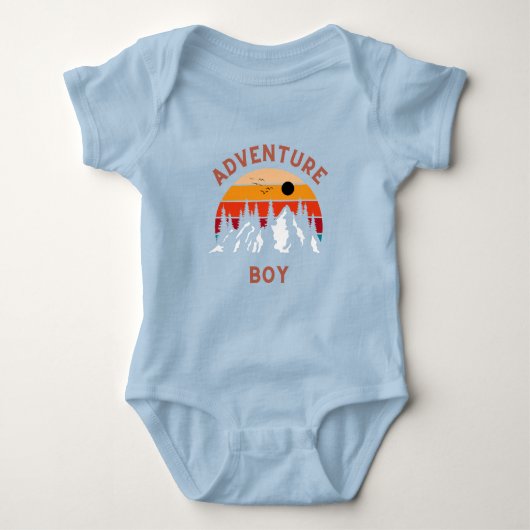 Adventure boy romper (Voorkant)