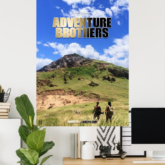Adventure Brothers Poster (Thuiskantoor)