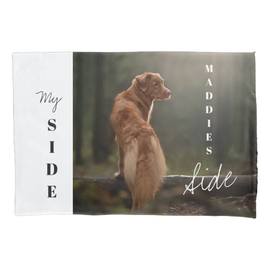 Adventure Buddy Vibes: Custom Retriever Foto Kussensloop (Voorkant)