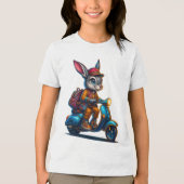 Adventure Bunny Kind's T-shirt - Schattige konijn  (Voorkant)