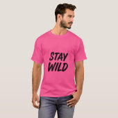 Adventure Calling - Blijf wild T-shirt (Voorkant volledig)