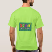 "Adventure Calls." in multi-kleur. T-shirt (Achterkant)
