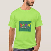 "Adventure Calls." in multi-kleur. T-shirt (Voorkant)