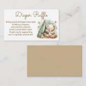 Adventure Camp Baby shower luierkrabbel Informatiekaartje (Voorkant / Achterkant)