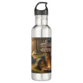 Adventure Campfire Water Bottle – BYO Marshmallows Waterfles (Voorkant)