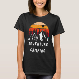 Adventure Camping Motorhome Camper Van Adventure C T-shirt