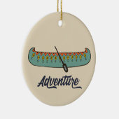 Adventure Canoe Keramisch Ornament (Rechts)