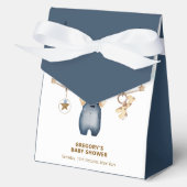 Adventure Clothesline Airplane Sky Baby Shower Bedankdoosjes (Voorkant)