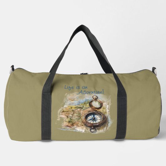 Adventure  Compass Gym Travel Duffle Bag Plunjezak (Voorkant)