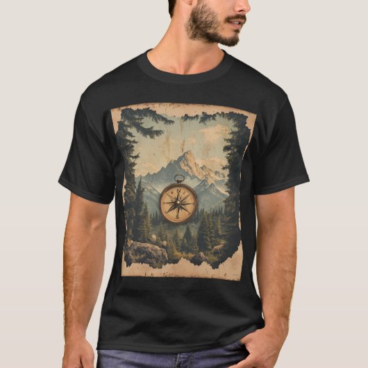 Adventure Compass T-shirt (Voorkant)