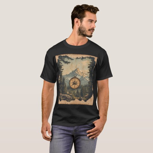 Adventure Compass T-shirt (Voorkant volledig)