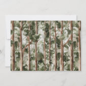 Adventure Continues Beer Forest 1e Verjaardagsfoto Kaart (Achterkant)