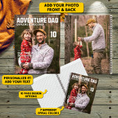 Adventure Dad Magazine Cover - Add Your Headline Notitieboek