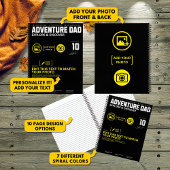 Adventure Dad Magazine Cover - Add Your Headline Notitieboek