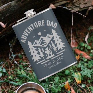 Adventure Dad Trail Getest – Charcoal Keepsake Heupfles