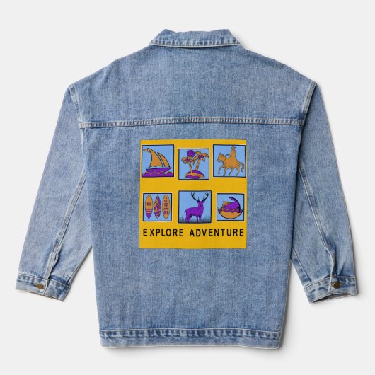 adventure denim jacket (Achterkant)