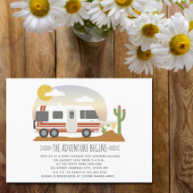 Adventure Desert  RV Neutraal Baby shower
