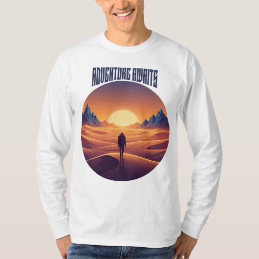 Adventure Desert T-shirt — Chasing Dunes & Desert  (Voorkant)