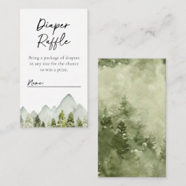 Adventure Diaper Raffle Kaart | Diaper Raffle