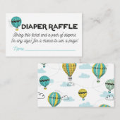 Adventure Diaper Raffle Tickets Informatiekaartje (Voorkant / Achterkant)