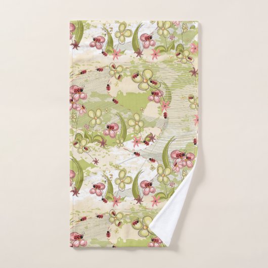 Adventure Ditsy Ladybird Bad Handdoek (Handdoek)