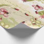 Adventure Ditsy Ladybird Cadeaupapier (Hoek)
