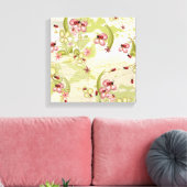 Adventure Ditsy Ladybird Canvas Afdruk (Insitu (Woonkamer))