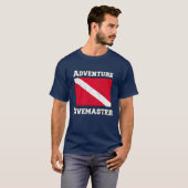 Adventure Divemaster Vintage T-shirt (Voorkant volledig)