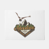 Adventure Eagle Hiking Mountains Deurmat (Voorkant)