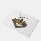 Adventure Eagle Hiking Mountains Deurmat (Schuin)