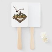 Adventure Eagle Hiking Mountains Handwaaier (Voorkant en achterkant)