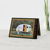 Adventure en Fun  Camper Happy Birthday Kaart (Voorkant)
