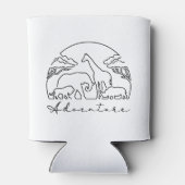 Adventure en Safari in Afrika Blikjeskoeler (Achterkant)