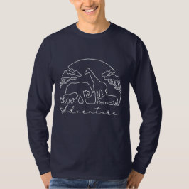 Adventure en Safari in Afrika T-shirt