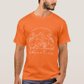 Adventure en Safari in Afrika T-shirt (Voorkant)