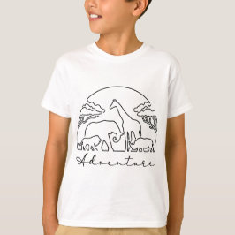 Adventure en Safari in Afrika T-shirt