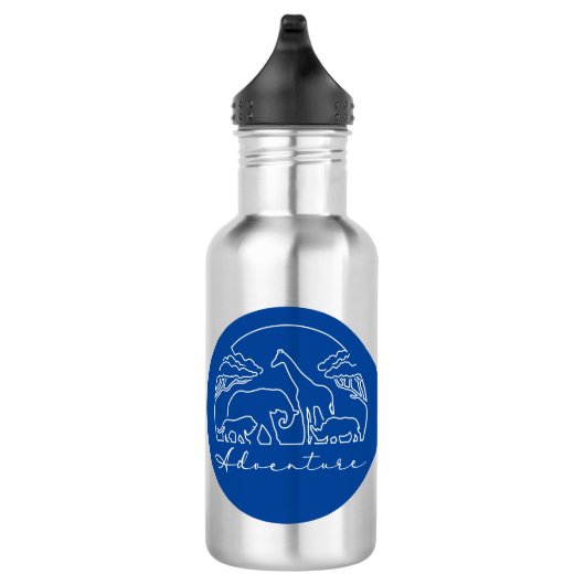 Adventure en Safari in Afrika Waterfles (Rechts)