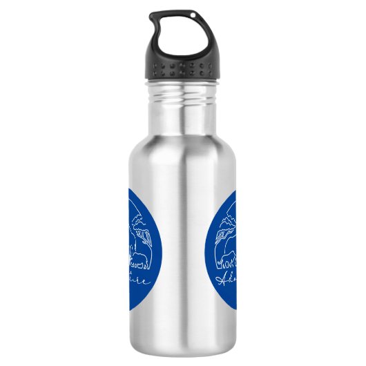 Adventure en Safari in Afrika Waterfles (Achterkant)