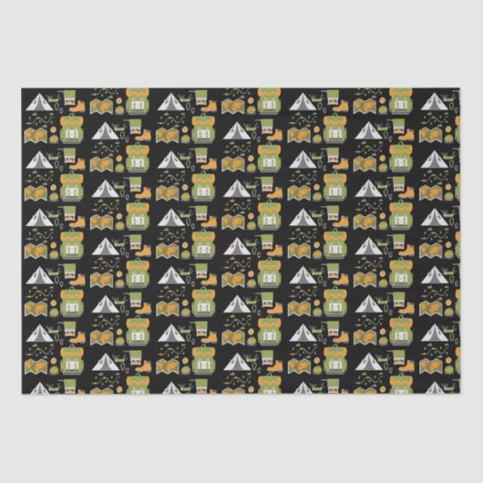 Adventure Equipment Patroon Tissuepapier (Voorkant)