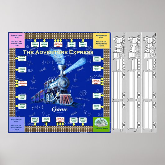 Adventure Express Poster (Voorkant)