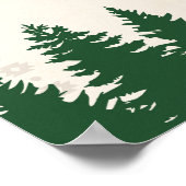 Adventure Forest Baby shower Welcome Sign Poster (Hoek)