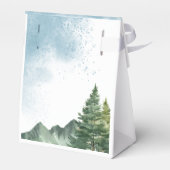 Adventure Forest Boy Baby shower Favor Box Bedankdoosjes (Achterkant)