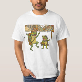 adventure frogs short story t-shirt