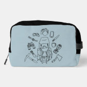 Adventure Gear Toilettas | Camping Essentials Toilettasje (Achterkant)