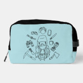 Adventure Gear Toilettas | Camping Essentials Toilettasje (Achterkant)