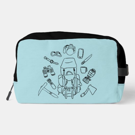 Adventure Gear Toilettas | Camping Essentials Toilettasje (Achterkant)