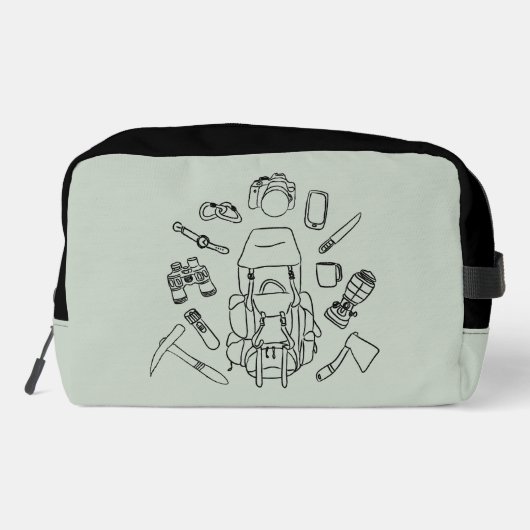 Adventure Gear Toilettas | Camping Essentials Toilettasje (Achterkant)