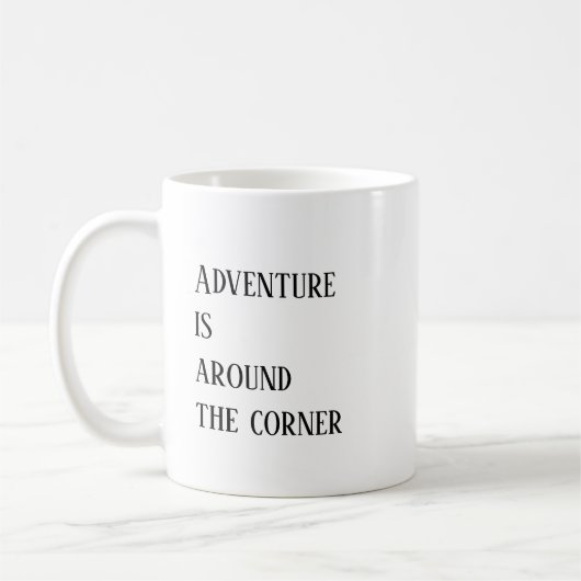 Adventure Gezegde Funny Koffiemok (Links)